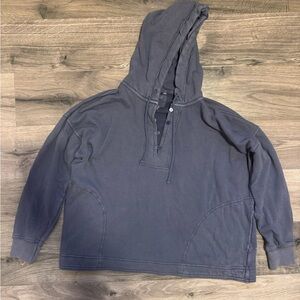 Aerie Charcoal Hooded Sweatshirt
